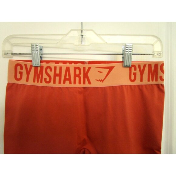 GYMSHARK Peach Seamless Leggings Women’s Small - Workout Wear Logo Waist - NWOT - Picture 2 of 14
